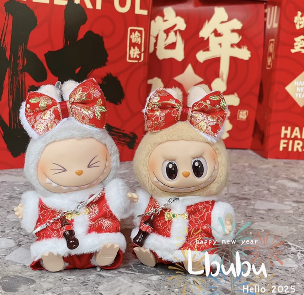 Labubu Pakje voor Chinese Nieuwjaar met Strik