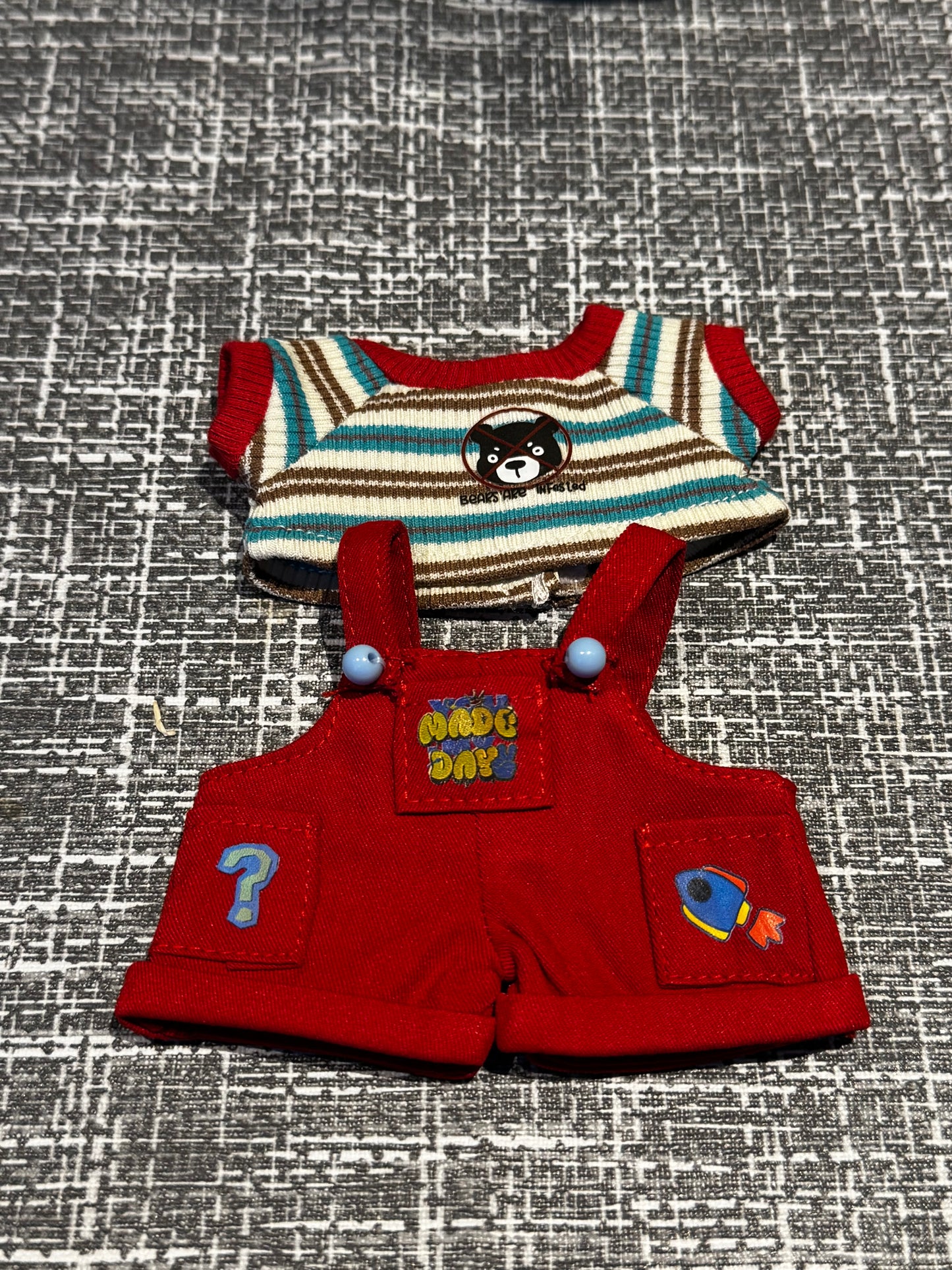 Labubu Lotso Rode Kleren Set