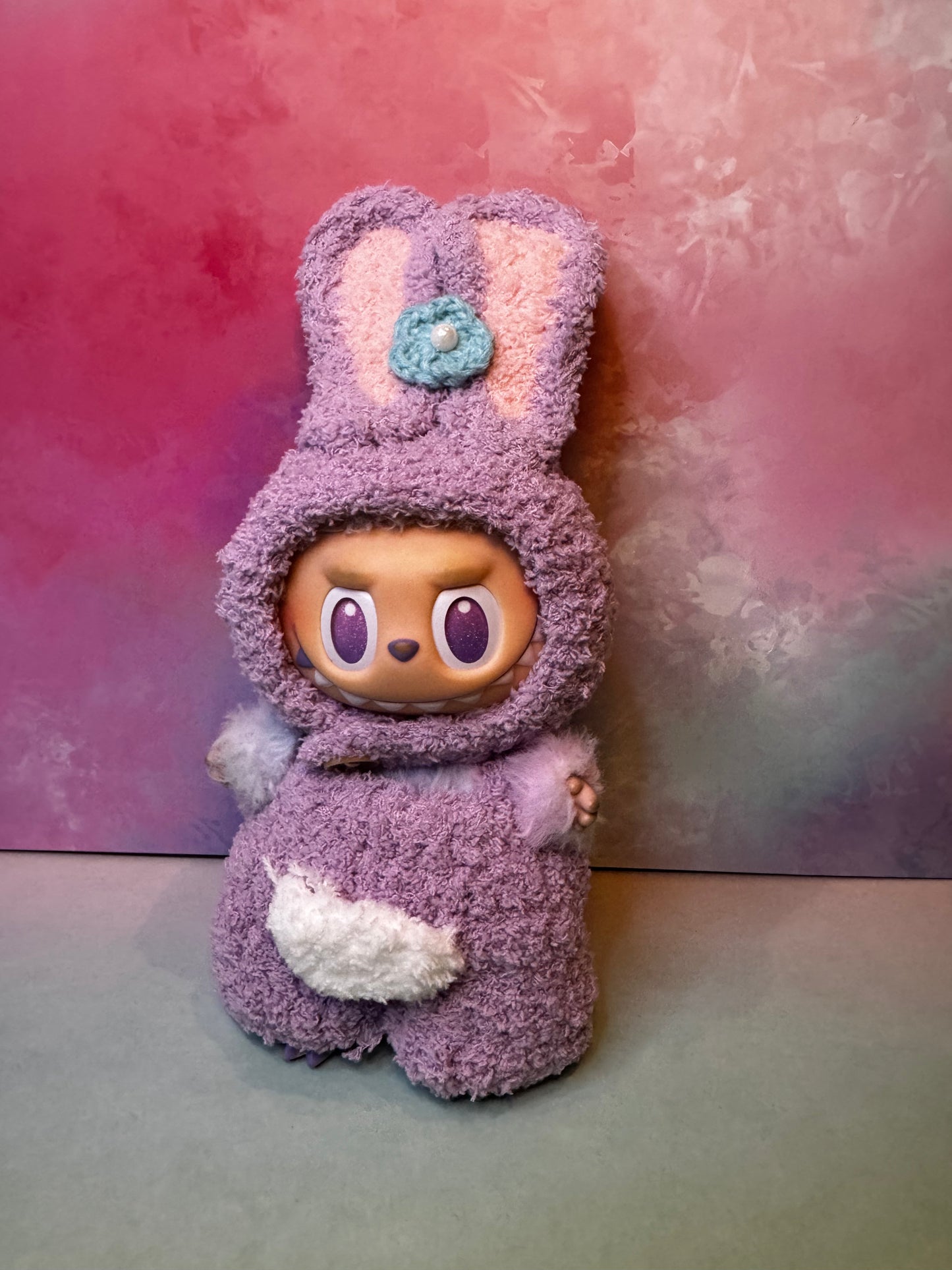 Labubu Lila Fluffy Paashaas Pakje