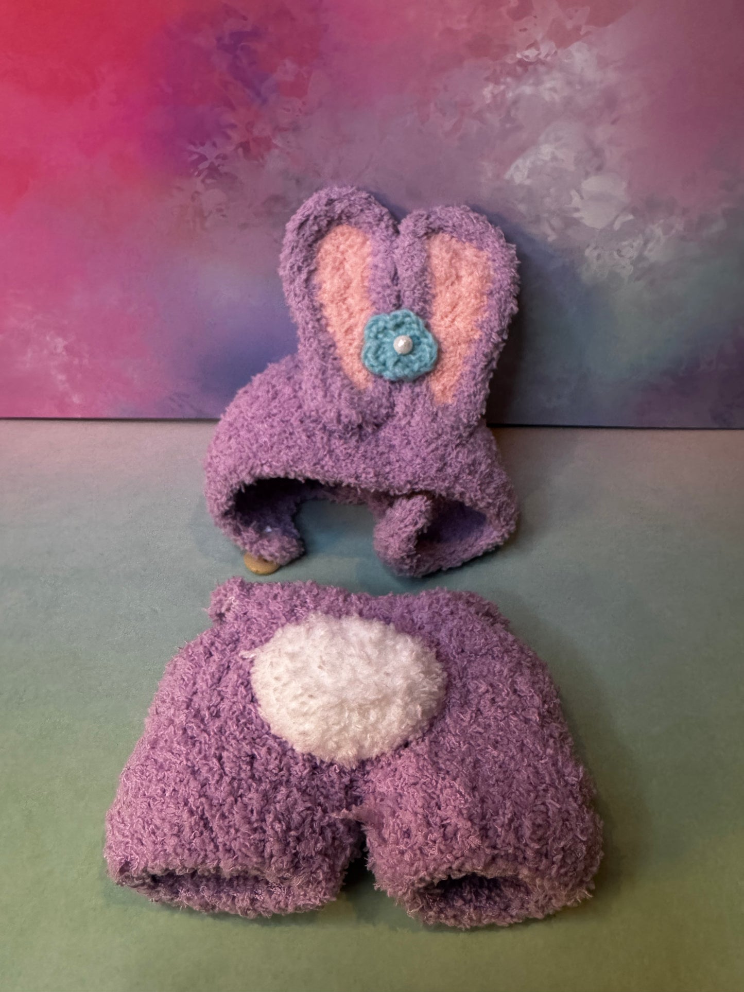 Labubu Lila Fluffy Paashaas Pakje